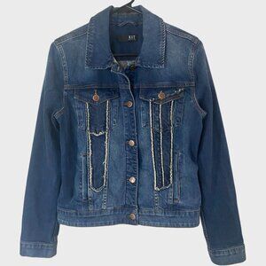 Kut From The Kloth Ashley Jean Jacket Women's Size Medium Blue Denim Long-Sleeve